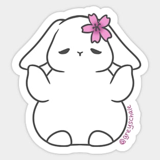 Bun's Meditation Sticker